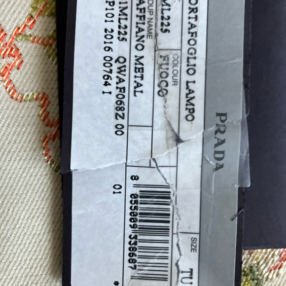 Prada Red Saffiano Leather Wallet - Picture 10 of 13